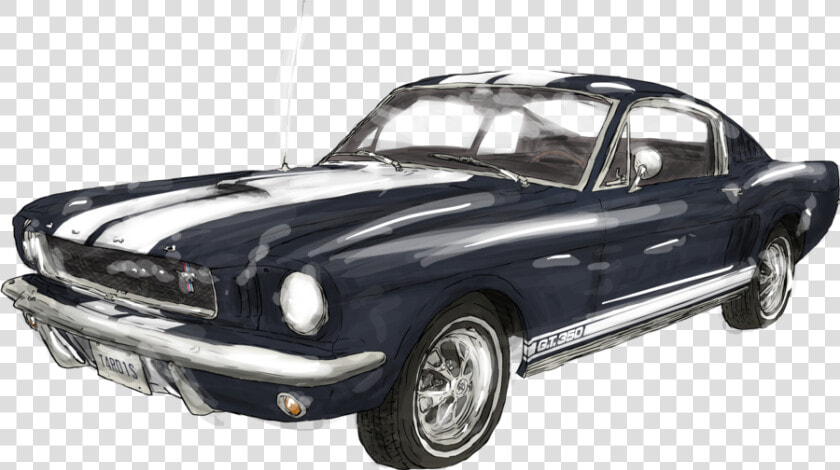 Drawing Mustang Fastback  HD Png DownloadTransparent PNG