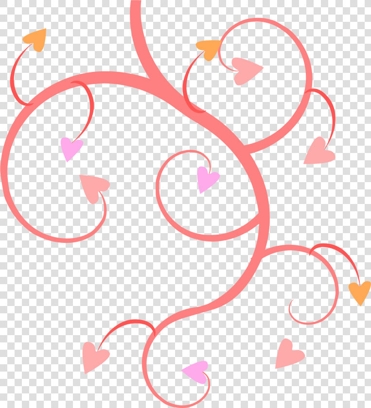 Growing Hearts Clip Arts   Swirls And Hearts Clip Art  HD Png DownloadTransparent PNG