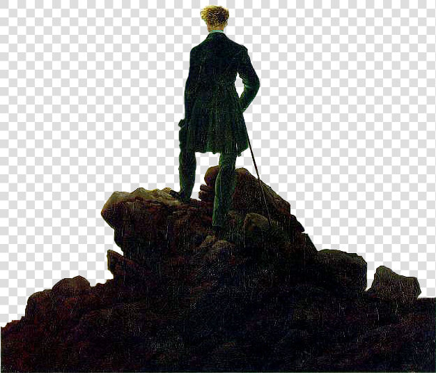 Caspar David Friedrich Wanderer Above The City  HD Png DownloadTransparent PNG