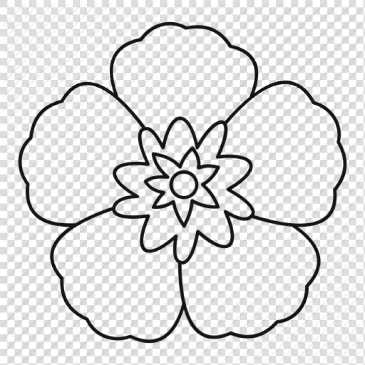 Safety Png Vector Download Free   Rose Of Sharon Outline  Transparent PngTransparent PNG