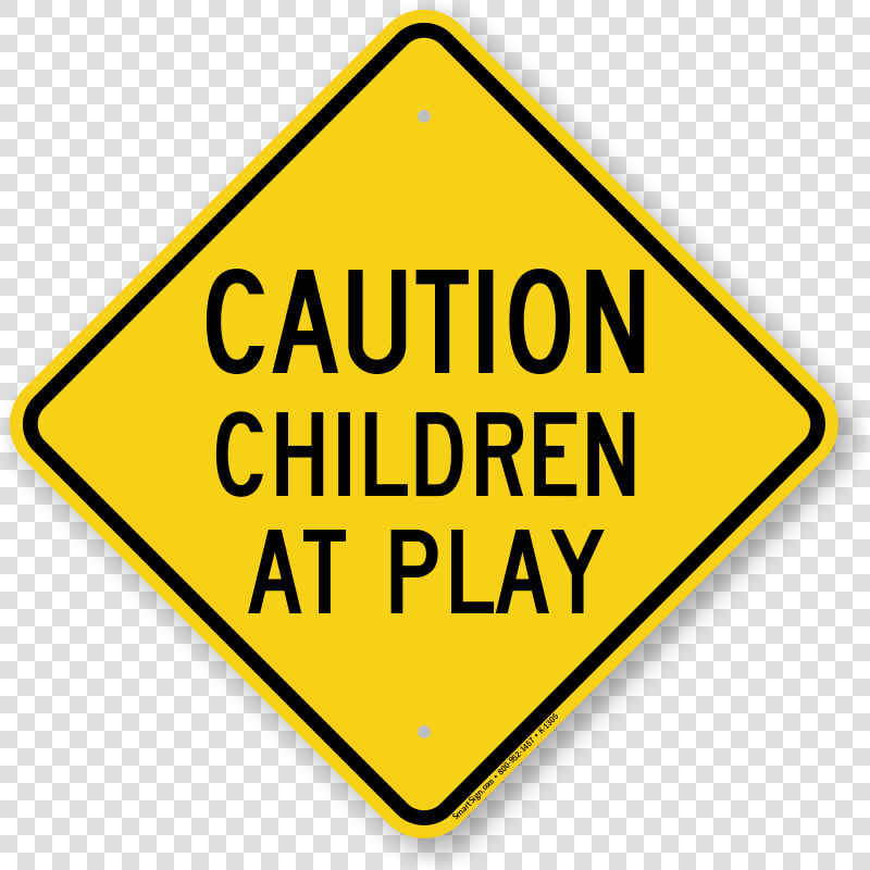 Children At Play Signs   Dead End Sign Cartoon  HD Png DownloadTransparent PNG