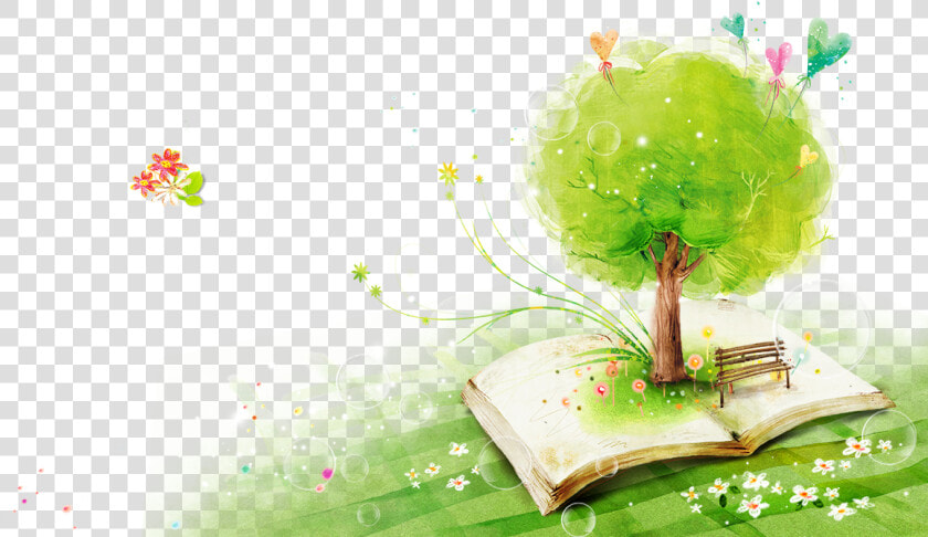 Para Principiantes Trees Watercolor Books Green In   Watercolor Background Books  HD Png DownloadTransparent PNG