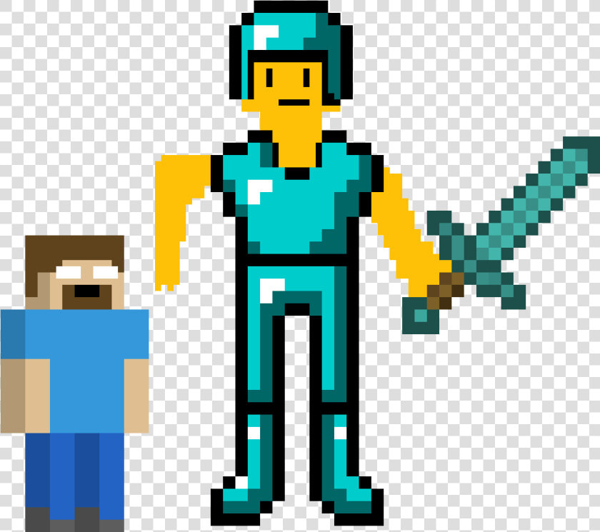 Transparent Minecraft Herobrine Png   Minecraft Diamond Armor Transparent  Png DownloadTransparent PNG