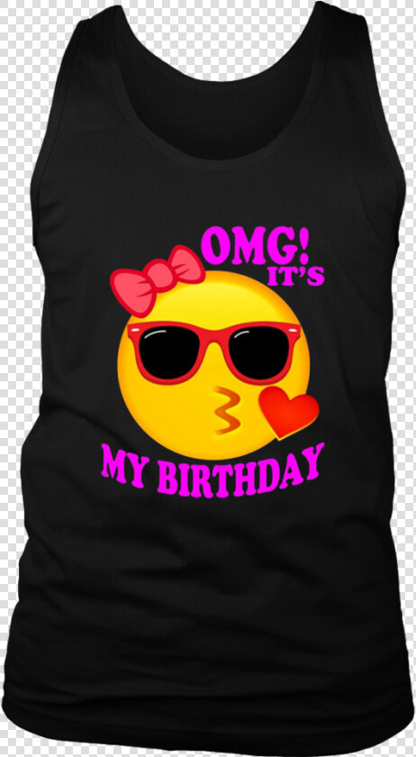 Birthday Emoji Shirt For Girls   Active Tank  HD Png DownloadTransparent PNG