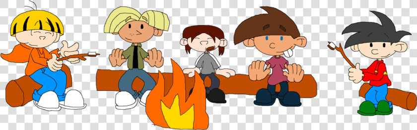 Banner Black And White Bonfire Clipart Roasting Marshmallow   People Roasting A Marshmallow Clipart  HD Png DownloadTransparent PNG