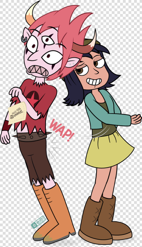 Transparent Weird Png   Star Vs The Forces Of Evil Janna X Tom  Png DownloadTransparent PNG