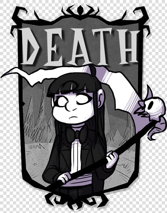 Here S The Drawing For The Death Mod For Dst ”   Don T Starve Together Character Portraits  HD Png DownloadTransparent PNG