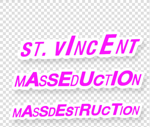 Sticker Pack   St Vincent Masseduction Sticker  HD Png DownloadTransparent PNG