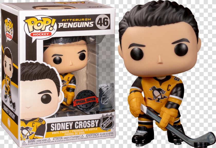 Sidney Crosby Pittsburgh Penguins Pop Vinyl Figure   Funko  HD Png DownloadTransparent PNG