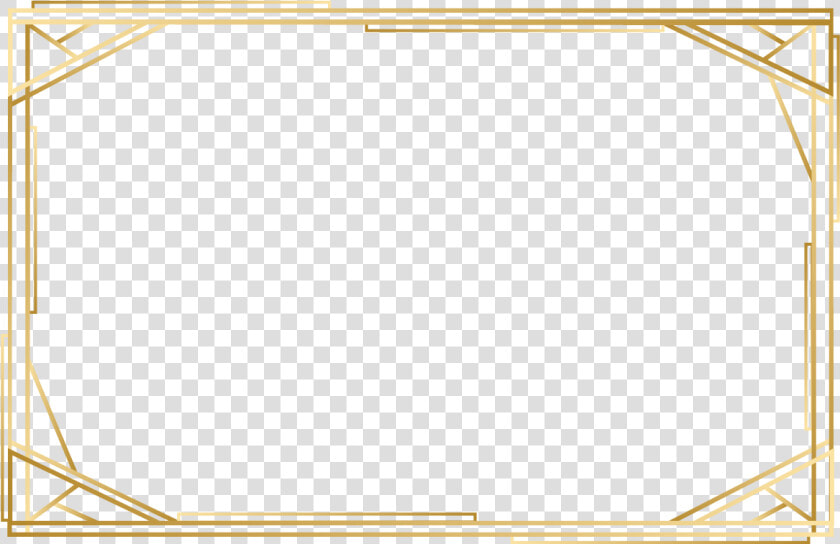 Angle Point Yellow Pattern   Gold Frame Png Vector  Transparent PngTransparent PNG