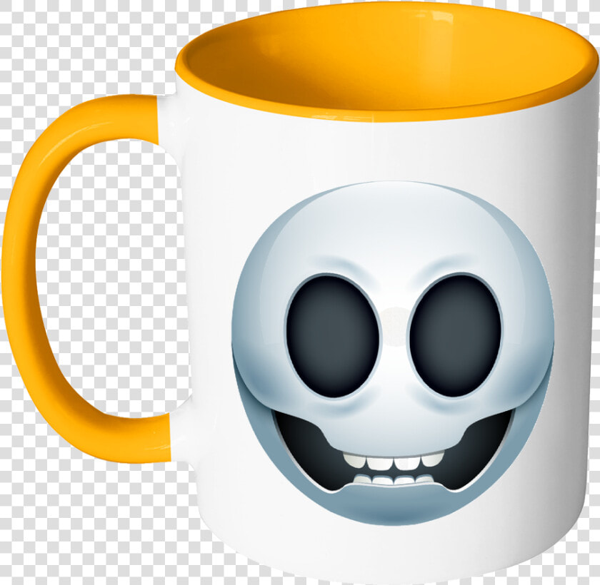 Emoji Skull Accent Mug   Mug  HD Png DownloadTransparent PNG