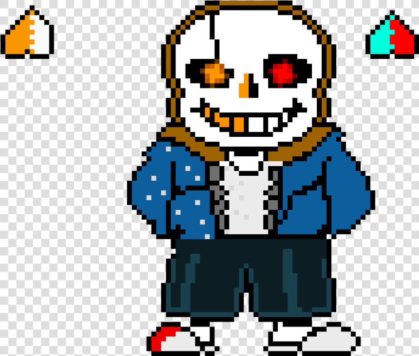 Sans Undertale Sprite Clipart   Png Download   Sans Undertale Blue Eye  Transparent PngTransparent PNG