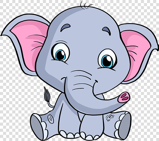 How To Draw Baby Elephant   Easy Baby Elephant Drawing  HD Png DownloadTransparent PNG