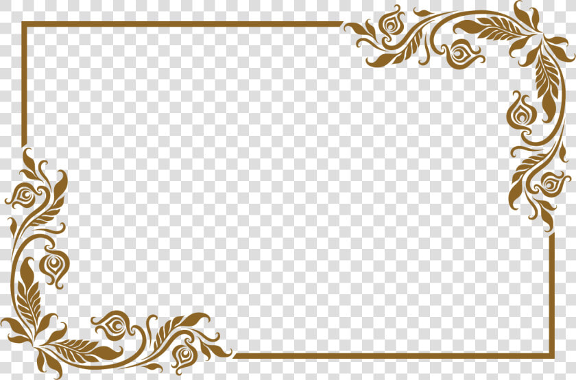 Picture Frame Lovely Old Golden Free Download Png Hd   Border Frame Design Png  Transparent PngTransparent PNG