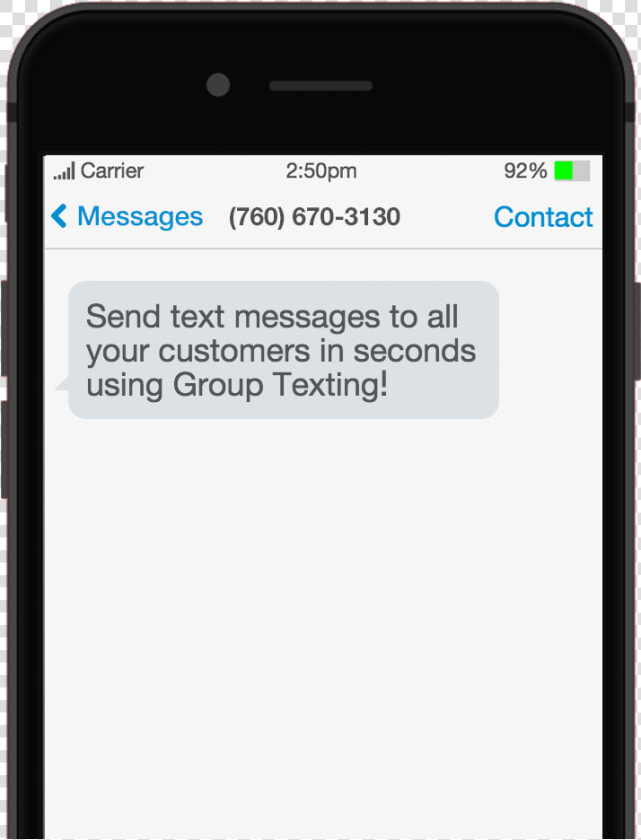 Sms Text Blast Long Code Mobile Smartphone Example   Sms Text Message  HD Png DownloadTransparent PNG