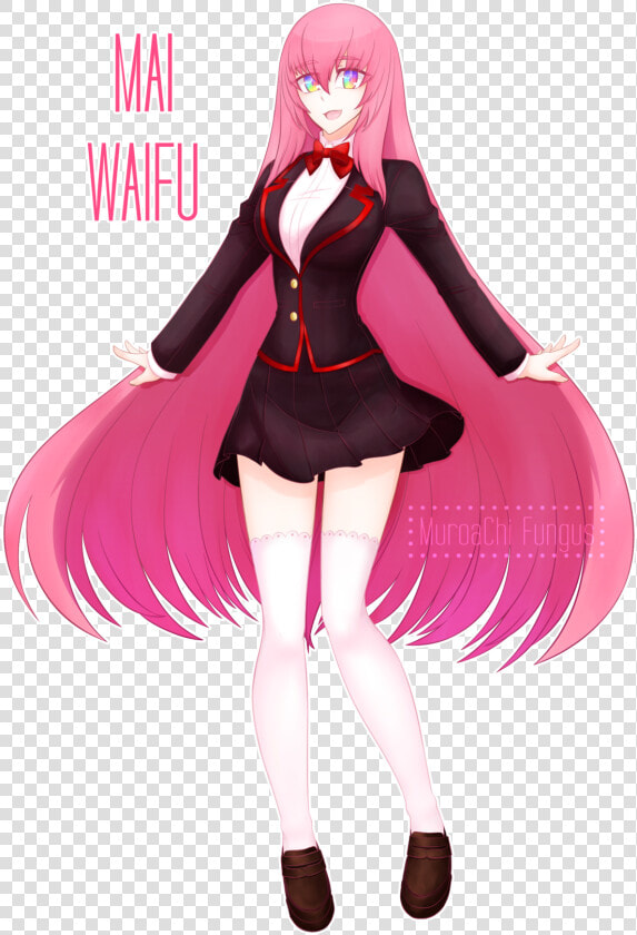 Mai Waifu By Muroachifungus da5k3ra   Yandere Simulator Mai Waifu Fanart  HD Png DownloadTransparent PNG