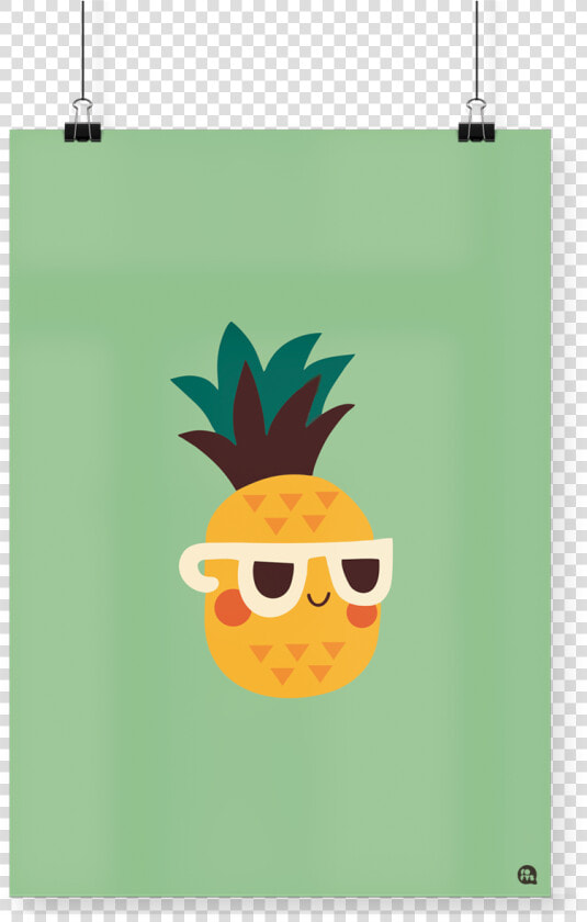 Poster Decorativo Abacaxi De Óculos  Fofys   Cute Pineapple Cartoon Lockscreen  HD Png DownloadTransparent PNG