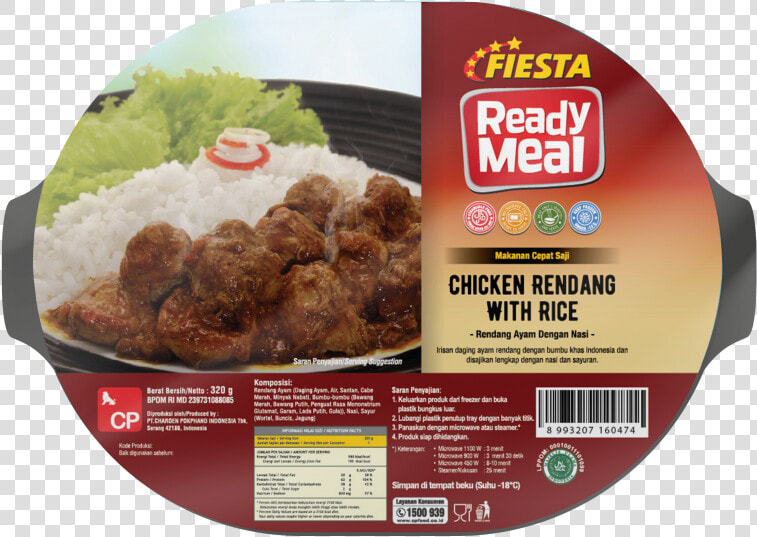 Fiesta Ready Meal Chicken Rendang With Rice   Fiesta Nugget  HD Png DownloadTransparent PNG