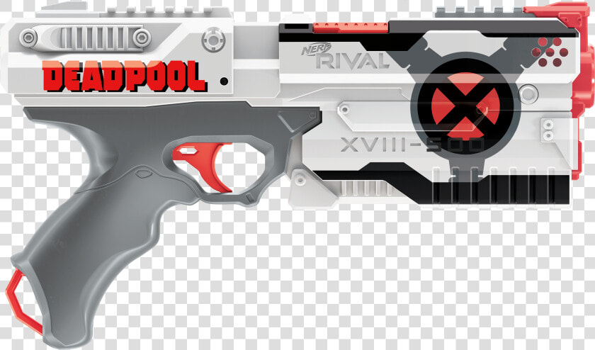 Nerf Rival Deadpool Blaster Oop   Nerf Deadpool X Force  HD Png DownloadTransparent PNG