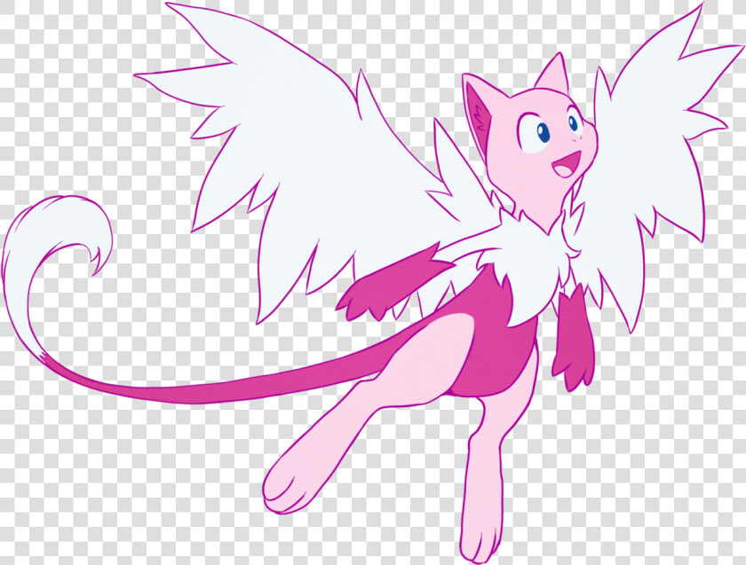 I’ve Never Actually Drawn Mega Mew Happy Before   Illustration  HD Png DownloadTransparent PNG