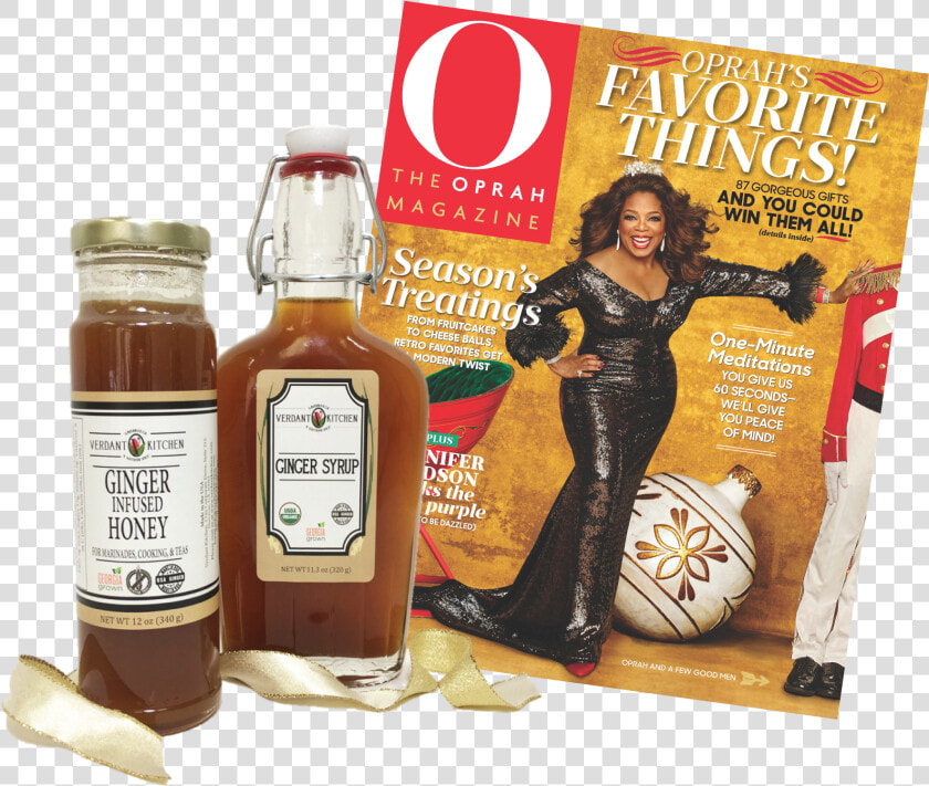 Ginger Syrup And Ginger Infused Honey Gift Set   Oprah Magazine  HD Png DownloadTransparent PNG