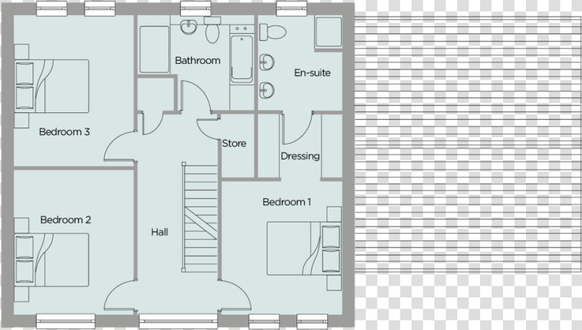 Meadow View Floorplans The Sycamore   Floor Plan  HD Png DownloadTransparent PNG