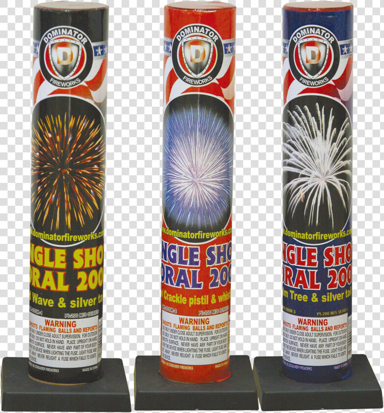 Photo Png Dm 200m Single Shot Tubes Single Shot Floral   Loud Single Shot Fireworks  Transparent PngTransparent PNG