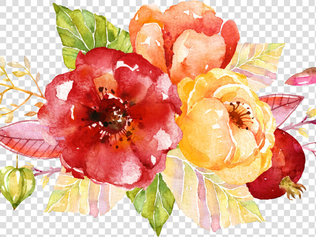 Transparent Spring Flowers Clipart   Watercolor Spring Flowers Png  Png DownloadTransparent PNG