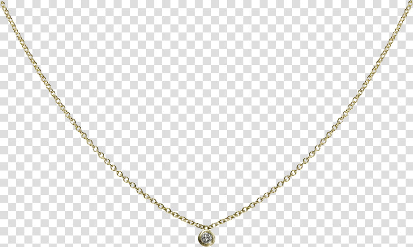 Single Diamond Necklace Gold Eliise Maar Jewellery   Cartier Diamants Legers Necklace S  HD Png DownloadTransparent PNG