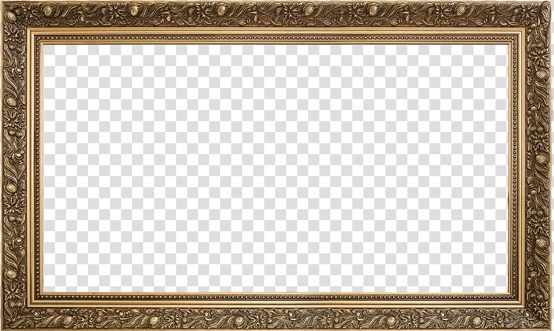 Empty Frame Png Vintage Gold Frame Transparent   Transparent Empty Picture Frame  Png DownloadTransparent PNG