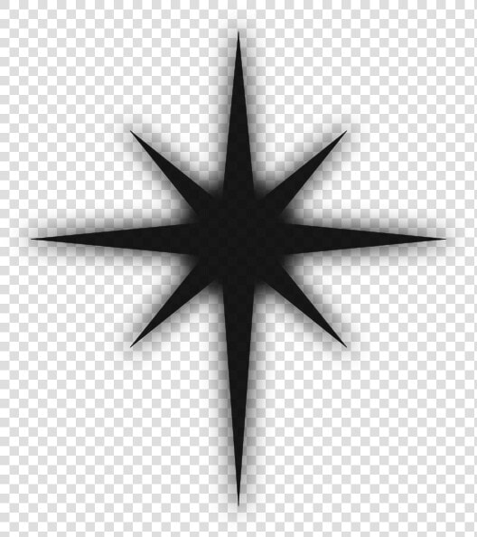 Black Star Cliparts   Star Of Bethlehem 3d  HD Png DownloadTransparent PNG