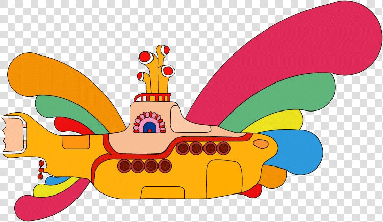 Transparent Submarine Clipart   Yellow Submarine Beatles Vector  HD Png DownloadTransparent PNG