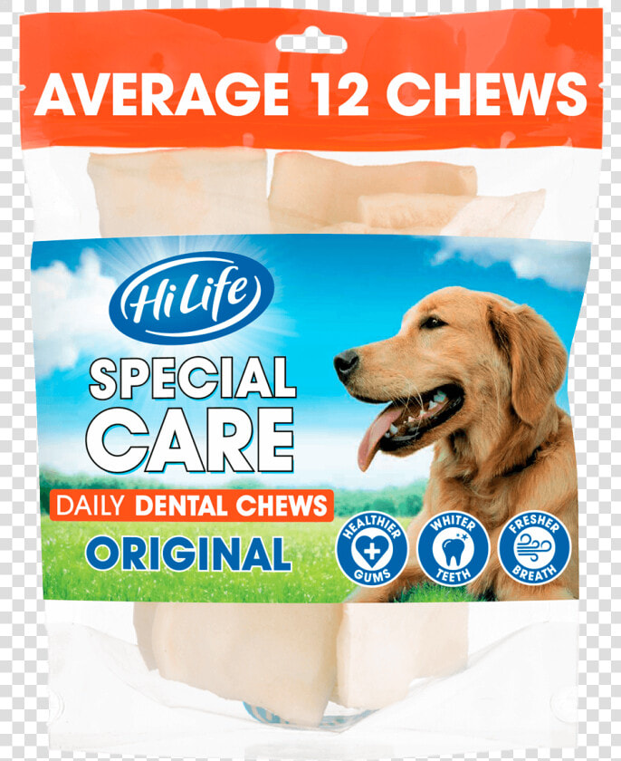 Hilife Special Care Daily Dental Chews Original 12   Hi Life Dog Food  HD Png DownloadTransparent PNG