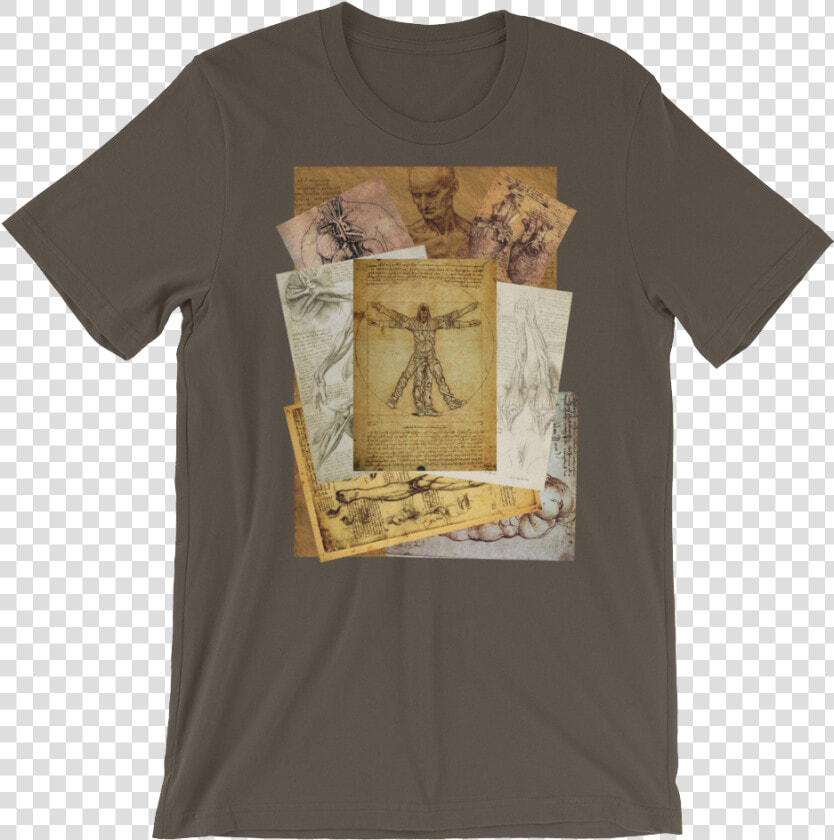 Da Vinci Unisex T shirt   Heart And Its Blood Vessels  HD Png DownloadTransparent PNG