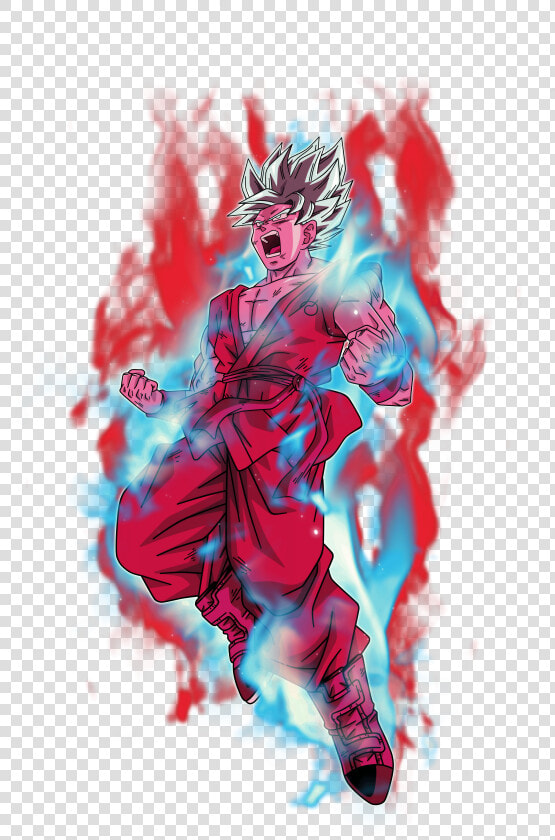 Goku Super Saiyan Blue Kaioken X10 By Bardocksonic   Goku Super Saiyan Blue Kaioken  HD Png DownloadTransparent PNG