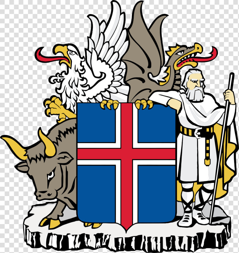 Transparent Government Clipart   Iceland Crest  HD Png DownloadTransparent PNG