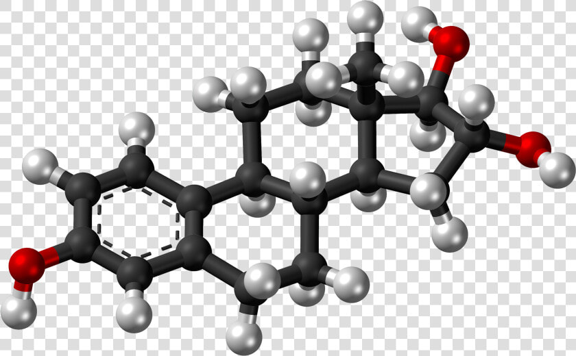 Estriol Molecule Ball   Estradiol 3d Model  HD Png DownloadTransparent PNG