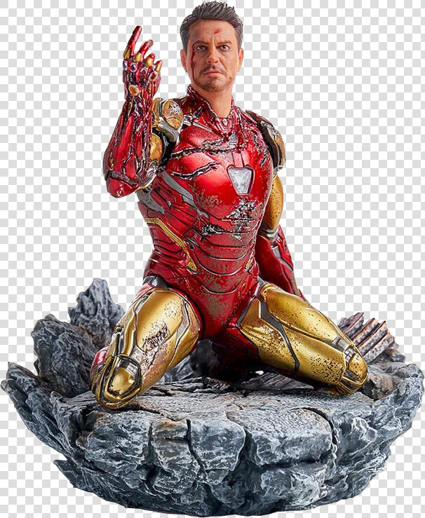 Iron Man Mark Lxxxv Deluxe 1 10th Scale Statue   Iron Studios Iron Man Endgame  HD Png DownloadTransparent PNG