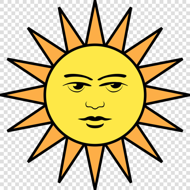 Burning  Face  Sun  Symbol   Draw A Sun Step By Step  HD Png DownloadTransparent PNG