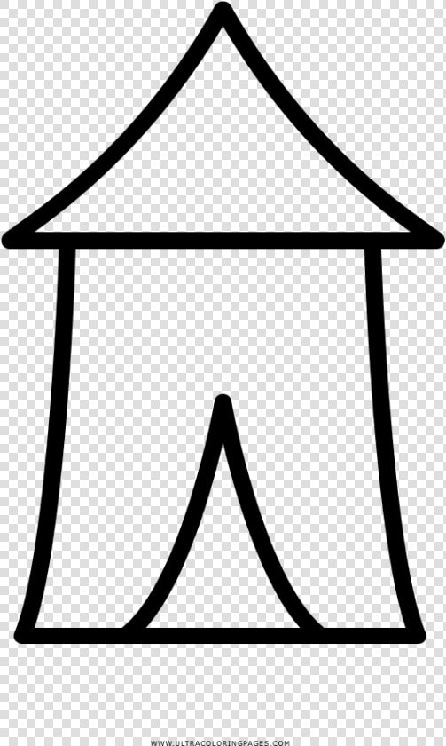 Carnival Tent Coloring Page   Carnival Tent Black Png  Transparent PngTransparent PNG