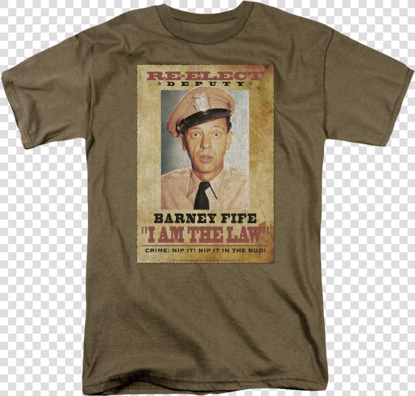 Re Elect Deputy Barney Fife Andy Giffith Show T Shirt   Barney Fife Metal Sign Real Men Only Need One Bullet  HD Png DownloadTransparent PNG