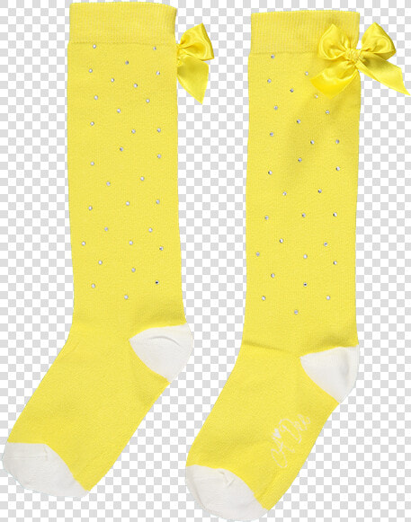 Picture Of Ariana Dee Yellow Sparkle Knee Socks   Sock  HD Png DownloadTransparent PNG