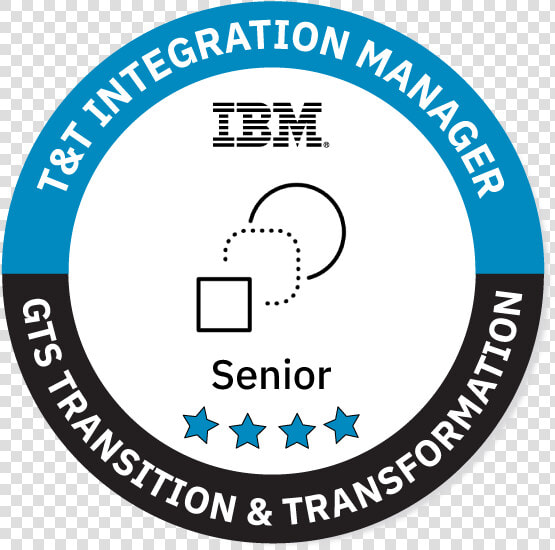 Senior Transition  amp  Transformation Integration Manager   Ibm  HD Png DownloadTransparent PNG