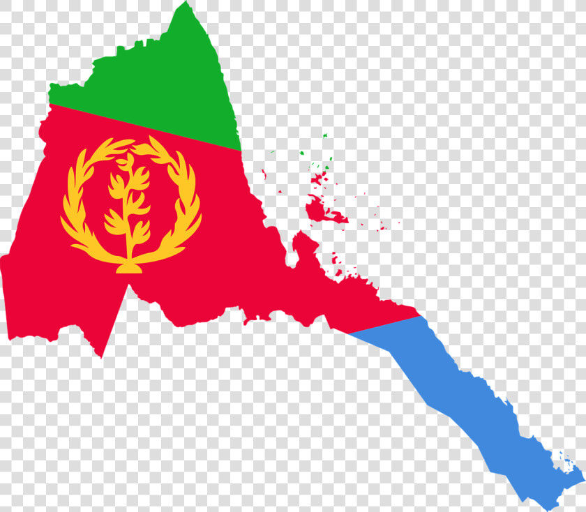 Eritrea  Flag  Map  Geography  Outline  Africa  Country   Eritrea Flag Map  HD Png DownloadTransparent PNG