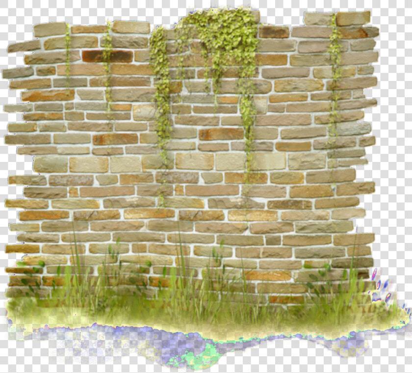  ftestickers  garden  grass  ivy  wall  brick   Mur Png  Transparent PngTransparent PNG