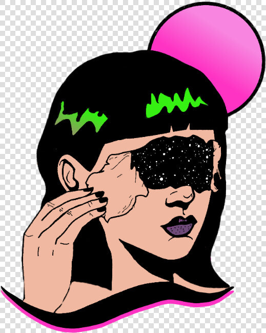  freetoedit  space  galaxy  girl  ftestickers  sticker   Deseo Dibujo  HD Png DownloadTransparent PNG