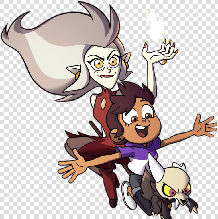 The Owl House Luz With Owl Lady And King  HD Png DownloadTransparent PNG