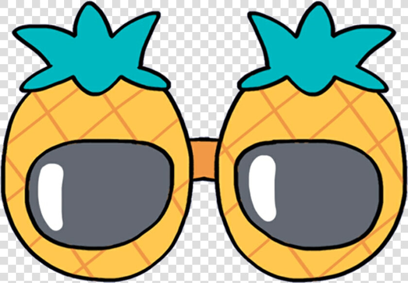  pineapple  glasses  sunglasses  mochi  kawaii  cute   Cute Glasses Clip Art  HD Png DownloadTransparent PNG