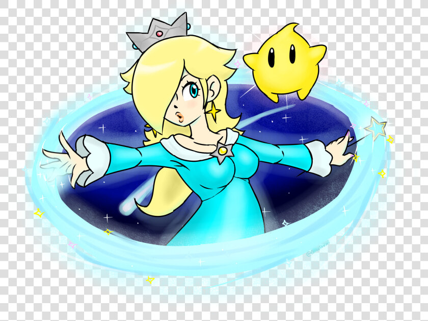 Rosalina And Luma   Cartoon  HD Png DownloadTransparent PNG