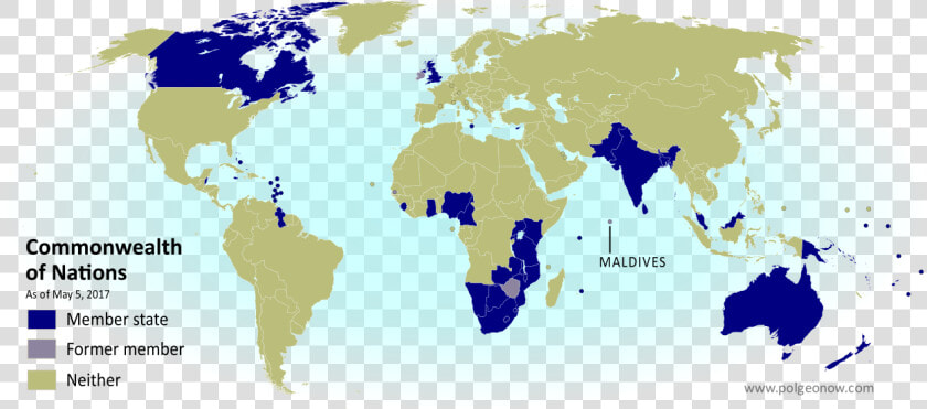 Clip Art The Withdrawal From Commonwealth   Map Of Canada To Malaysia  HD Png DownloadTransparent PNG